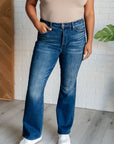 Santana High Rise Control Top Bootcut Jeans (Short Inseam)