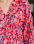 Seems Okay Abstract Print Romper