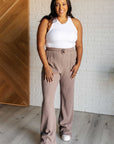 Set Process Mineral Wash Waffle Knit Pants in Brown