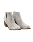 Shine Star Rhinestone Bootie in Silver