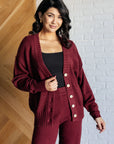 Simple Solution Knit Set in Wine