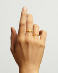 Minimalist Dainty Heart Ring