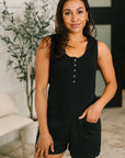 Spontaneous Outing Henley Romper