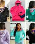 Audre Half Zip Hoodie in Six Colors