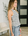 Start to Finished Ribbed Halter Tank