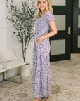 Sugar Talking Tiered Dress in Floral Print