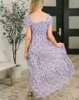 Sugar Talking Tiered Dress in Floral Print