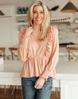 Sweet Confession Top In Blush