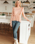 Sweet Confession Top In Blush