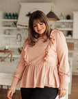 Sweet Confession Top In Blush