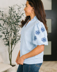 That Easy Notch Neck Blouse