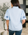 That Easy Notch Neck Blouse