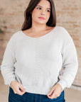 Told You So Ribbed Knit V Neck Sweater