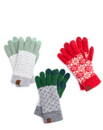 Touch and Go Patterned Glove Trio