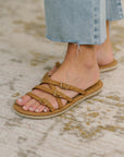 Trusty Strappy Sandals in Light Tan