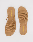 Trusty Strappy Sandals in Light Tan