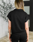 Twenty Four Karat Half Zip Top and Shorts Set
