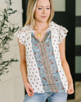 Willow Breeze Short Sleeve Blouse