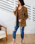 World Class Plaid Blazer