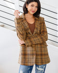 World Class Plaid Blazer