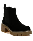 Vostok Suede Chunky Chelsea Boots