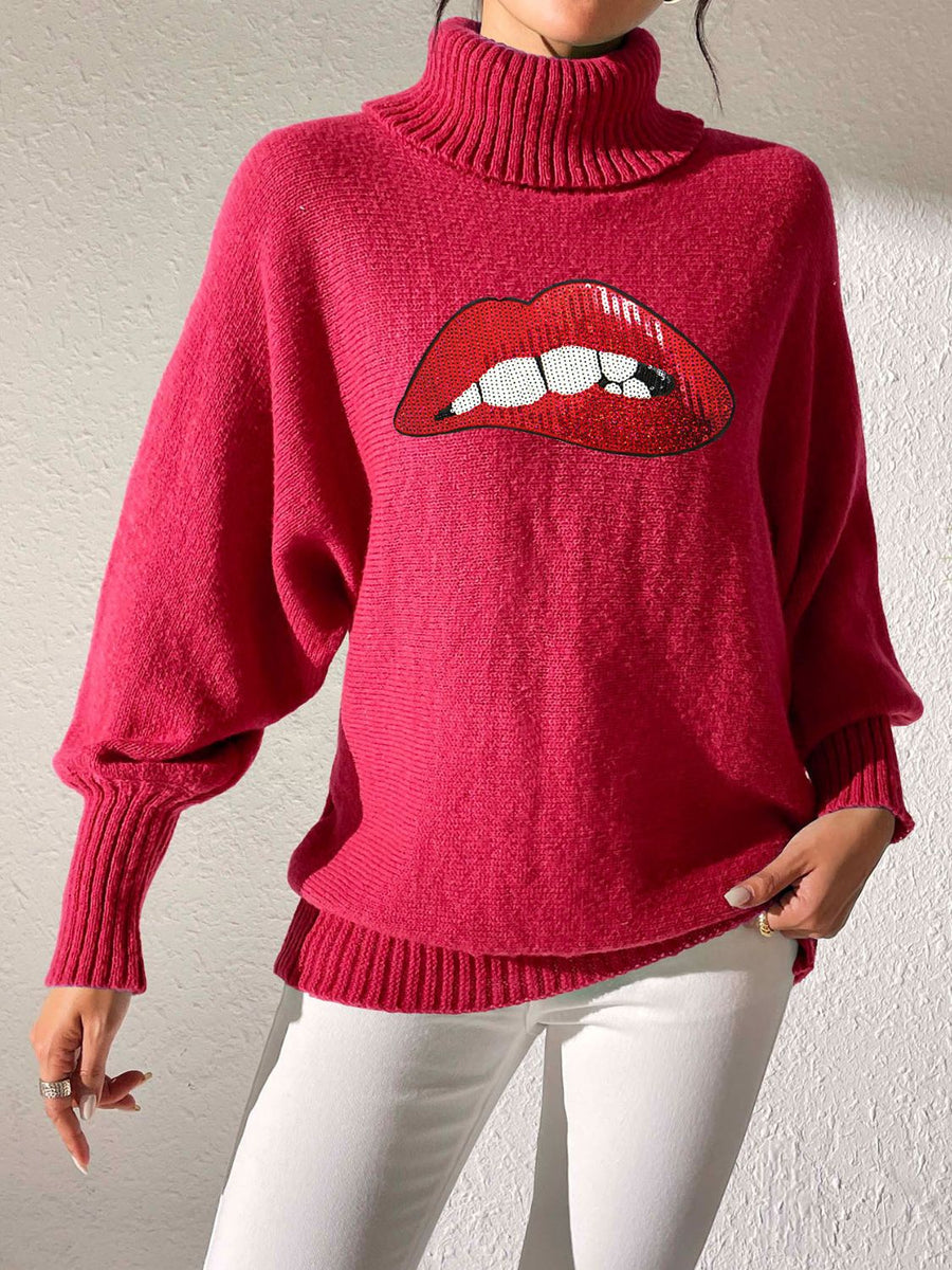 Hey Lover Lover Turtleneck Sweater