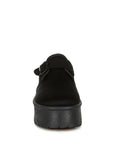 Mayfield Buckle Strap Fur Platform Classic Slip-On