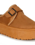 Ryeson Buckle Strap Platform Classic Slip-On