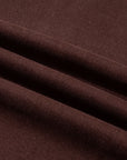 Coffee Side Seam Rivet Detail Ankle Length Casual Jeans
