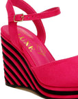 Manifest Dual Tone Wedge Sandals