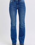 Judy Blue Full Size Mid-Rise Bootcut Jeans with Pockets