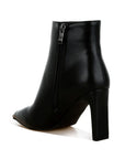 Orca Metallic Cap Toe Faux Leather Boots