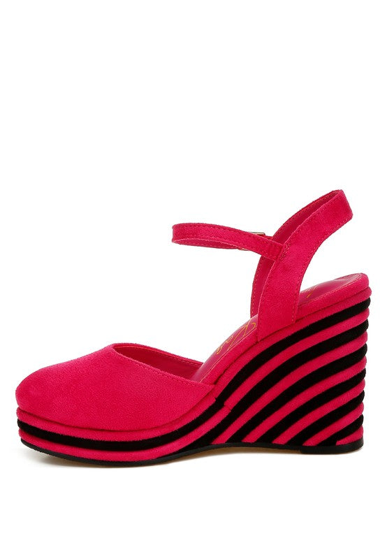 Manifest Dual Tone Wedge Sandals