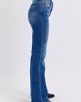 Judy Blue Full Size Mid-Rise Bootcut Jeans with Pockets