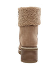 Woolly Faux Fur & Embroidery Detail Boots