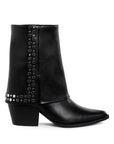 Mariachi Stud Embellished Foldover Boots