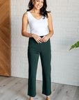 Magic Straight Pants in Hunter Green