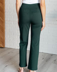 Magic Straight Pants in Hunter Green