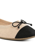 Rosario Two Tone Ballerinas