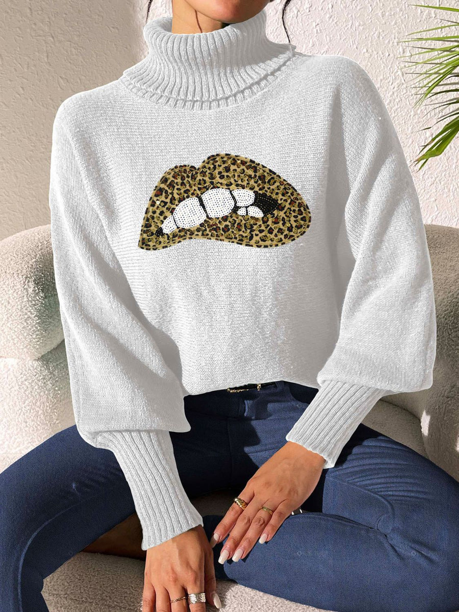 Hey Lover Lover Turtleneck Sweater