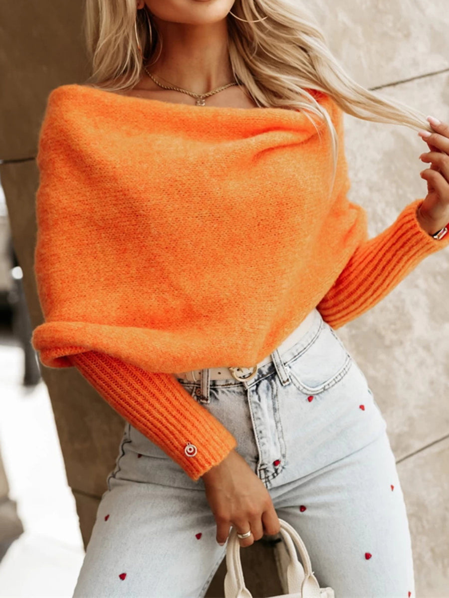 Wrap me in Beauty Long Sleeve Cropped Reversible Sweater