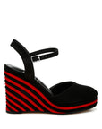 Manifest Dual Tone Wedge Sandals