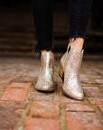 Fiera Booties in Gold