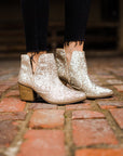 Fiera Booties in Gold