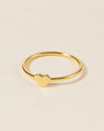 Minimalist Dainty Heart Ring