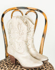 Houston Western Boots in Champagne