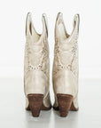 Houston Western Boots in Champagne