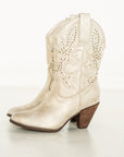 Houston Western Boots in Champagne