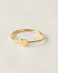 Minimalist Dainty Heart Ring