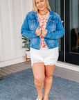 Every Occasion Denim Button Up Jacket